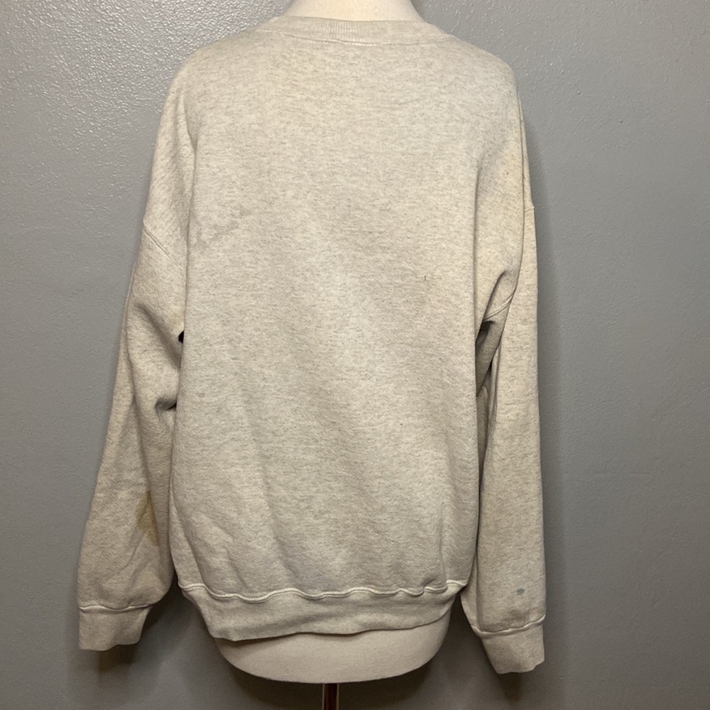 Vintage 90’s Jeff Gordon Thrashed Sweatshirt Gray L - Picture 5 of 15